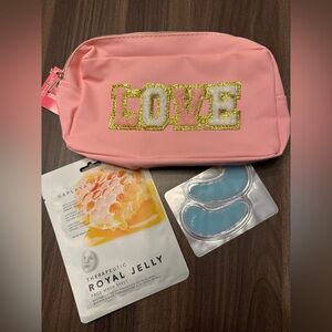 Cosmetic bag & skin care bundle